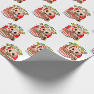 Japans kat patroon dat noedels eet en eetstokjes g cadeaupapier