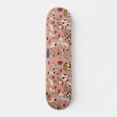 Japans kat Woodblock ukiyo-e  Kat Persoonlijk Skateboard (Voorkant)