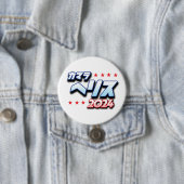 Japans Katakana - Kamala Harris 2024 Ronde Button 7,6 Cm (In situ)