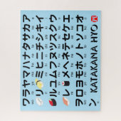 Japans Katakana (Sushi) Legpuzzel (Verticaal)