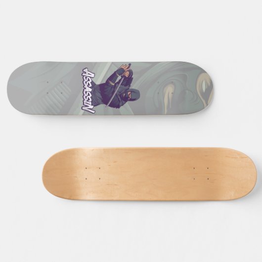 Japans Katana Ninja Assassin Skateboard (Horizontaal)