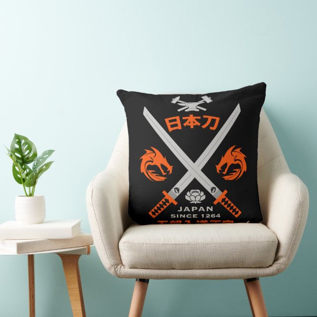 Japans Katana-zwaard Kussen (Stoel)