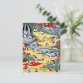 Japans Kattenland, Utagawa Kunitoshi Briefkaart (Staand voorkant)