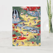 Japans Kattenland, Utagawa Kunitoshi Kaart (Voorkant)