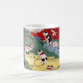 Japans Kattenland, Utagawa Kunitoshi Koffiemok (Center)