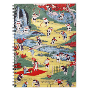 Japans Kattenland, Utagawa Kunitoshi Notitieboek