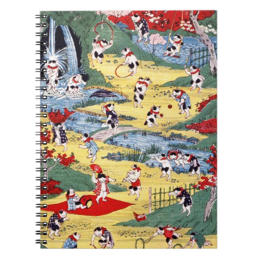 Japans Kattenland, Utagawa Kunitoshi Notitieboek (Voorkant)