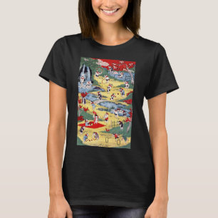 Japans Kattenland, Utagawa Kunitoshi T-shirt