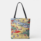 Japans Kattenland, Utagawa Kunitoshi Tote Bag (Achterkant)