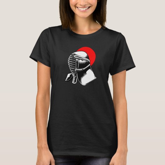 Japans Kendo Masker T-shirt (Voorkant)
