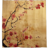  japans kersenbloesem douchegordijn (Voorkant)