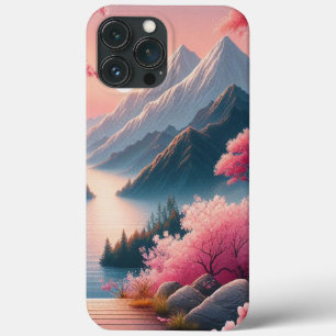 Japans Kersenbloesem Mountain Forest Landschap Case-Mate iPhone Case