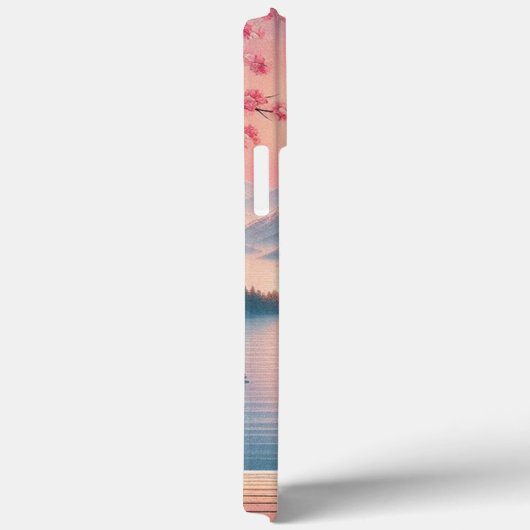 Japans Kersenbloesem Mountain Forest Landschap Case-Mate iPhone Case (Achterkant / Rechts)