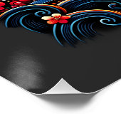  Japans Kersenbloesem Sakura Mount Fuji Perfect Poster (Hoek)