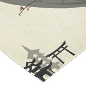 Japans, , kersenbloesem, waterkleur, kunst, r korte tafelloper (Hoek)