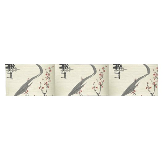 Japans, , kersenbloesem, waterkleur, kunst, r korte tafelloper (Horizontaal)