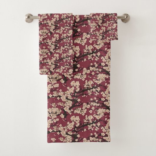 Japans Kersenbloesempatroon  Bad Handdoek (Insitu)