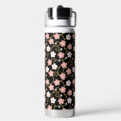 Japans Kersenbloesempatroon Waterfles (Achterkant)