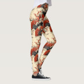 Japans Kersenbloesemwaaierpatroon (5) Leggings (Rechts)