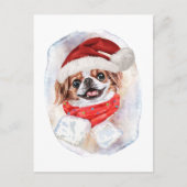 Japans kerstcadeau voor honden feestdagenkaart (Voorkant)