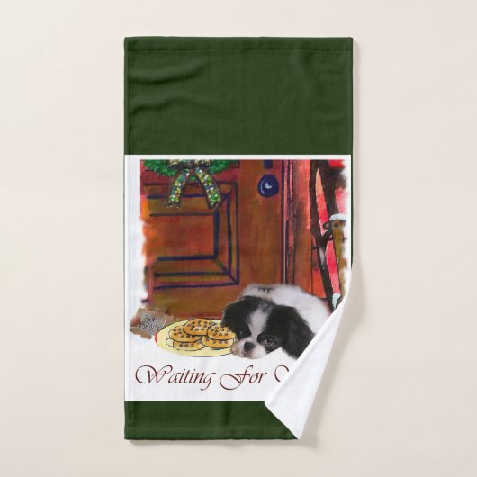 Japans kerstfeest bad handdoek (Handdoek)