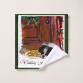 Japans kerstfeest bad handdoek (Wasdoekje)