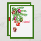 Japans kerstfeest feestdagenkaart (Voorkant / Achterkant)