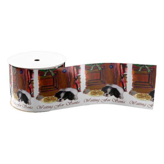 Japans kerstfeest grosgrain lint (Spoel)