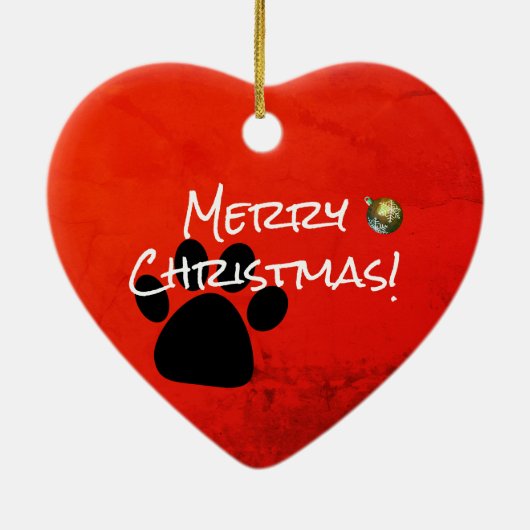 Japans kerstfeest keramisch ornament (Achterkant)