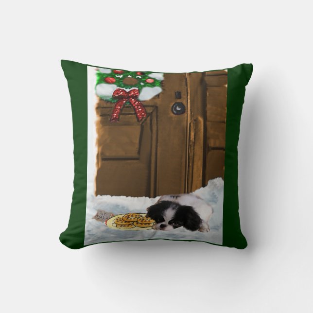 Japans kerstfeest kussen (Voorkant)