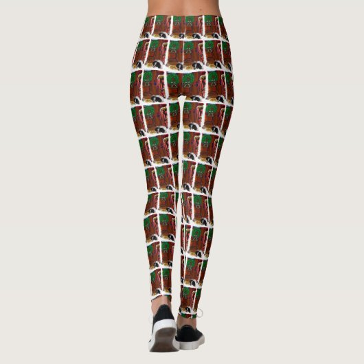 Japans kerstfeest leggings (Achterkant)