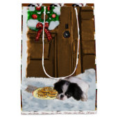 Japans kerstfeest medium cadeauzakje (Achterkant)