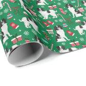 Japans kerstfeest met Chin Dog Cadeaupapier (Rol Hoek)