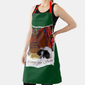 Japans kerstfeest schort (Insitu)