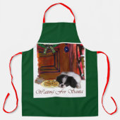 Japans kerstfeest schort (Voorkant)