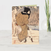 Japans Kerstmis Kaarten voor de Feestdagen (Voorkant)