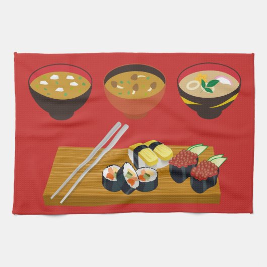 Japans keukenhanddoek 16 x 24 inch (Horizontaal)