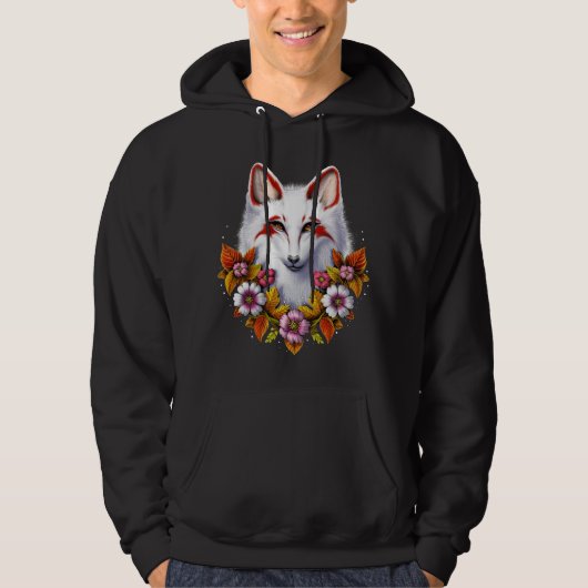 Japans keusune fox hoodie (Voorkant)