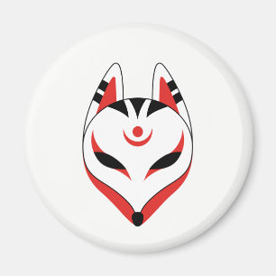 Japans keusune fox-masker magneet