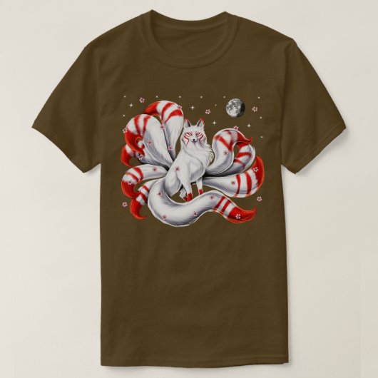 Japans keusune fox t-shirt (Design voorkant)