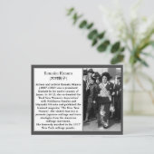 Japans kiesrecht Komaku Kimura Womens Rights Briefkaart (Staand voorkant)