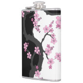 Japans Kimono Black en White Pink Sakura Heupfles (Links)