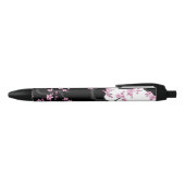 Japans Kimono Black en White Pink Sakura Zwarte Inkt Pen (Bovenkant)