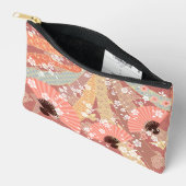 Japans Kimono Bloemenpatroon Etui (Open)