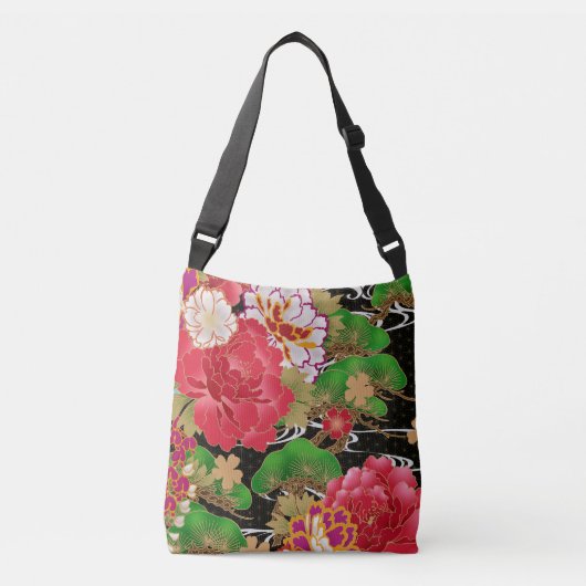 Japans Kimono Fabric gestileerd tas (Voorkant)