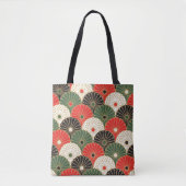 Japans Kimono Fabric gestileerd tas (Voorkant)