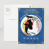 Japans Kimono Japans zijderoute Briefkaart (Voorkant / Achterkant)