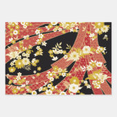 Japans Kimono Mix patroon Inpakpapier Vel (Voorkant)