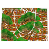 Japans Kimono model Gift Bag Groot Cadeauzakje (Achterkant)