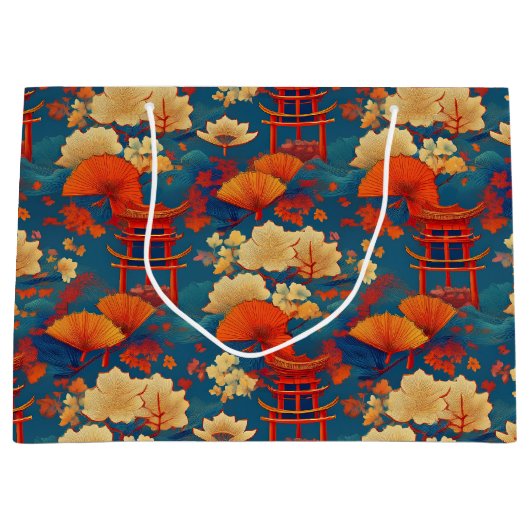 Japans Kimono-model Gift tas Groot Cadeauzakje (Voorkant)